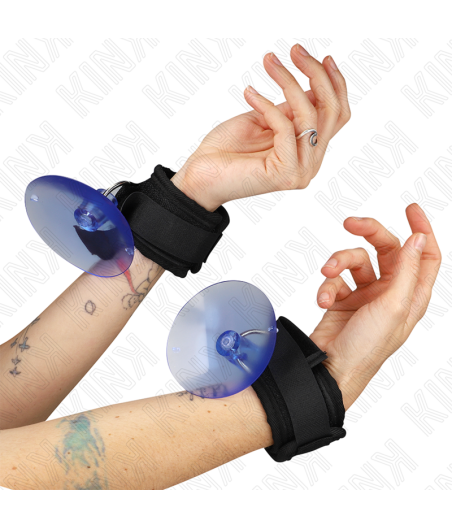 KINK - SUCTION CUP WRIST RESTRAINTS BLACK 29-40 CM X 5 CM