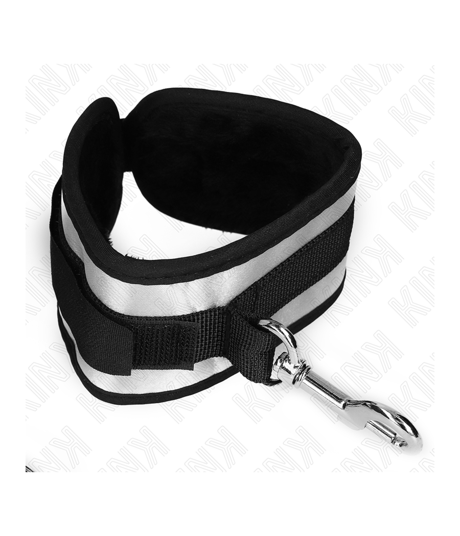 KINK - NEOPRENE WRIST CUFFS GREY 23 X 5 CM