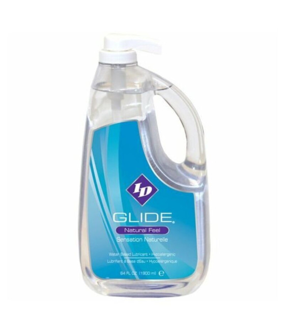 ID GLIDE - SCHMIERMITTEL AUF WASSERBASIS + HYPOALLERGENES NATÜRLICHES GEFÜHL 1900 ML