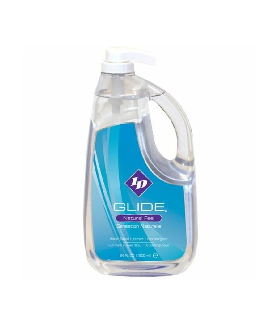 ID GLIDE - LUBRIFICANTE À BASE DE ÁGUA + SENSAÇÃO NATURAL HIPOALERGÉNICA 1900 ML