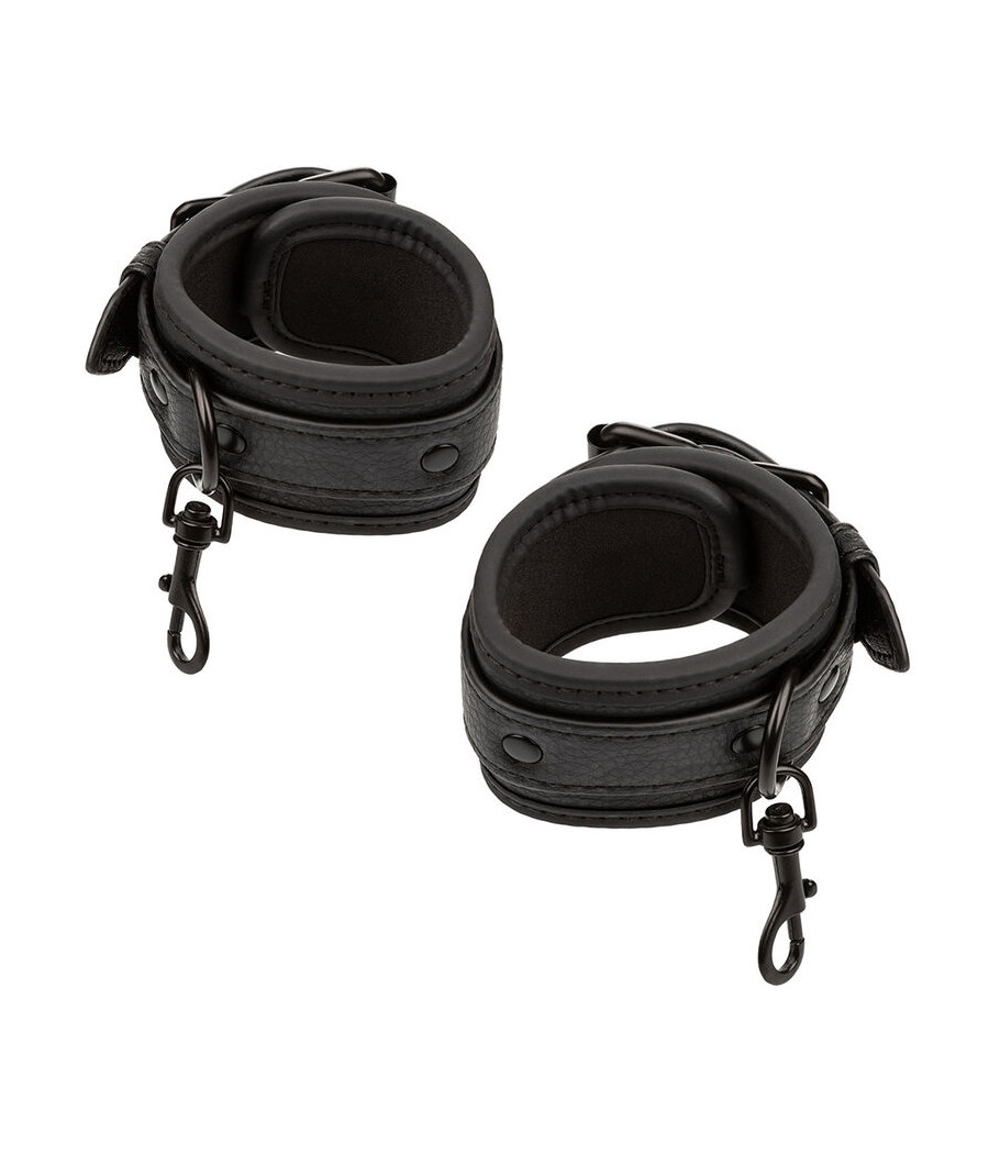 CALEXOTICS - NOCTURNAL CEINTURE DE LIT RÉGLABLE EN CUIR NOIR