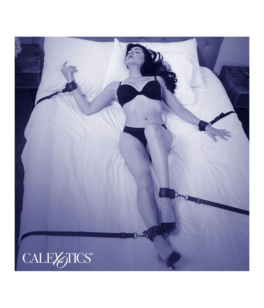 CALEXOTICS - NOCTURNAL BETTFESSELN LEDER VERSTELLBAR SCHWARZ