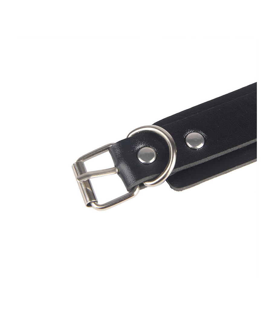 SUBBLIME - 953690 ALGEMAS COM CINTO DE BONDAGE PRETO TAMANHO ÚNICO