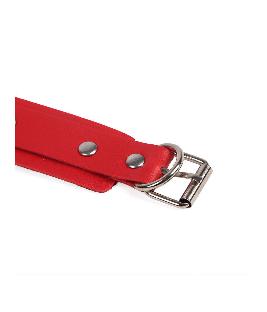 SUBBLIME - 953706 MANETTE CON CINTURA BONDAGE ROSSO TAGLIA UNICA