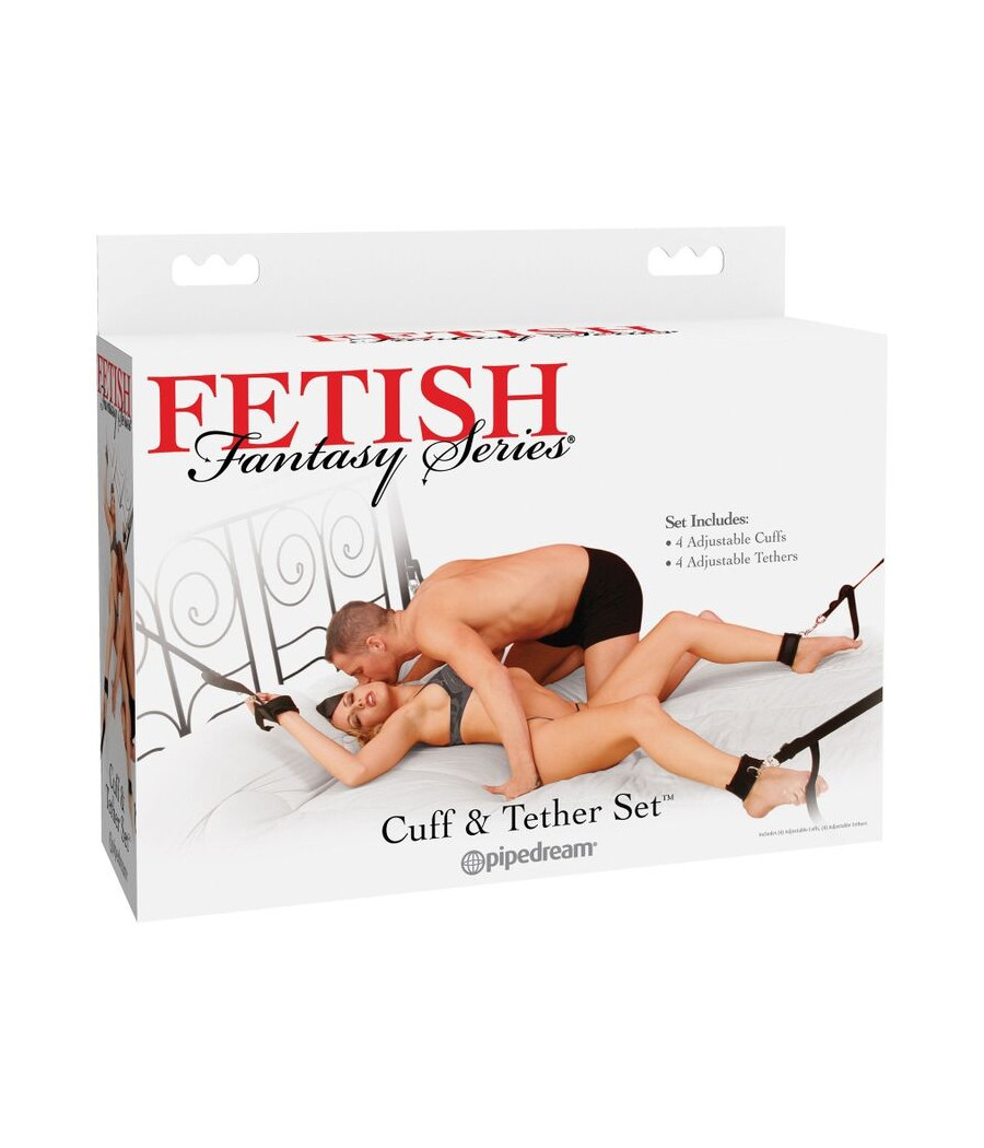 FETISH FANTASY CUFF UND TETHER SET
