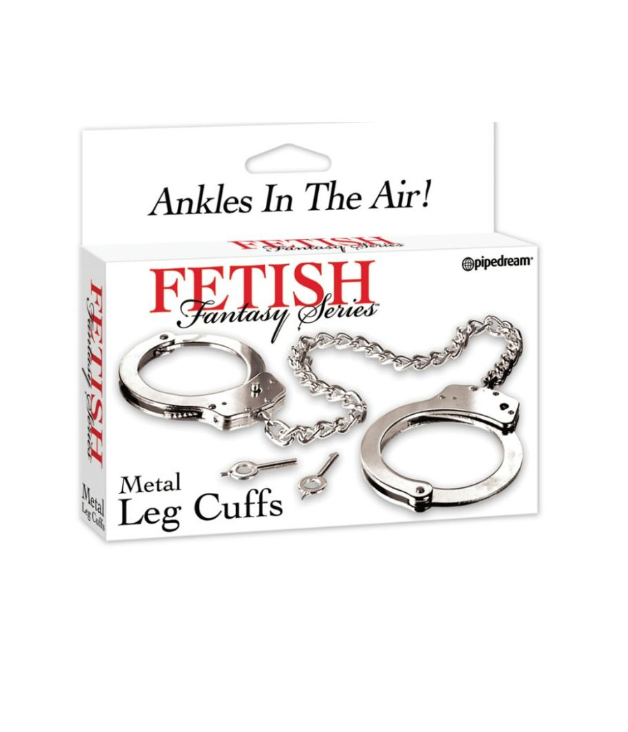 FETISH FANTASY SERIES - POLSINI PER GAMBE IN METALLO SERIE