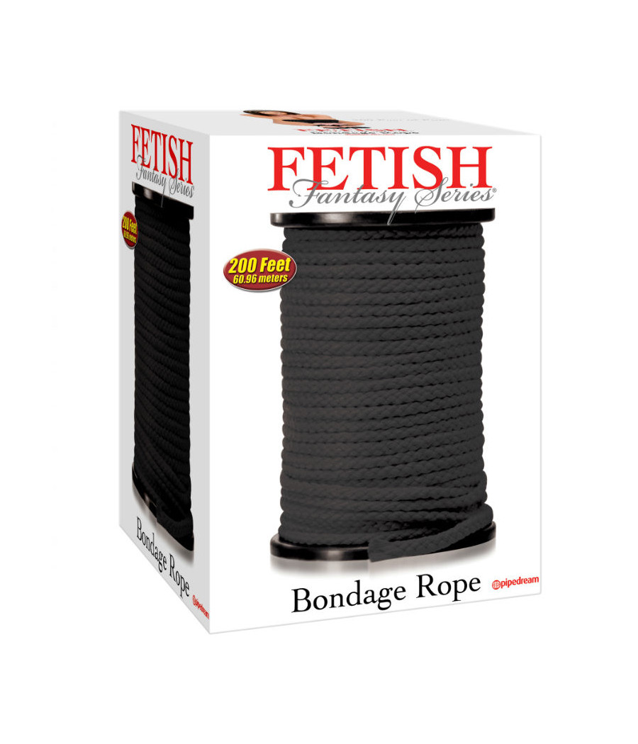FETISH FANTASY SERIES - BONDAGESEIL SCHWARZ 60,96 METER