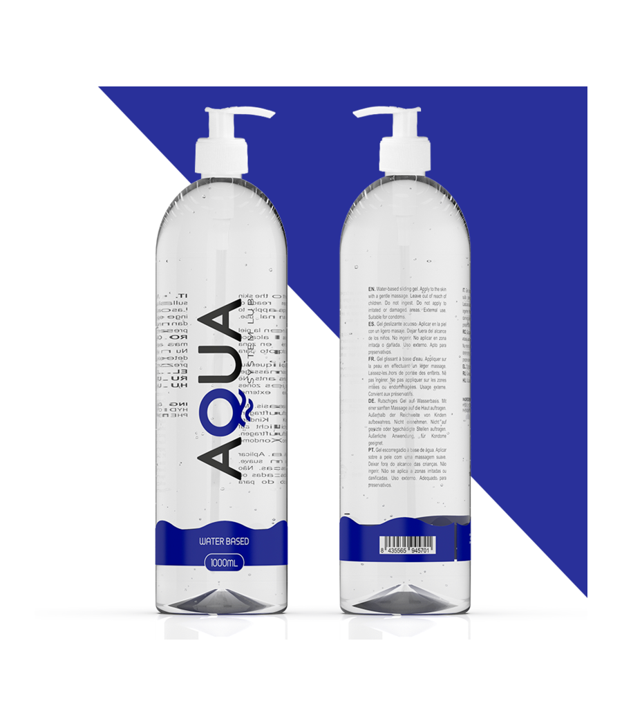 AQUA QUALITY - LUBRIFICANTE À BASE DE ÁGUA 1000 ML