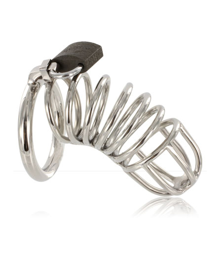 METAL HARD - DISPOSITIVO DE CASTIDADE DE ANEL DE GAIOLA