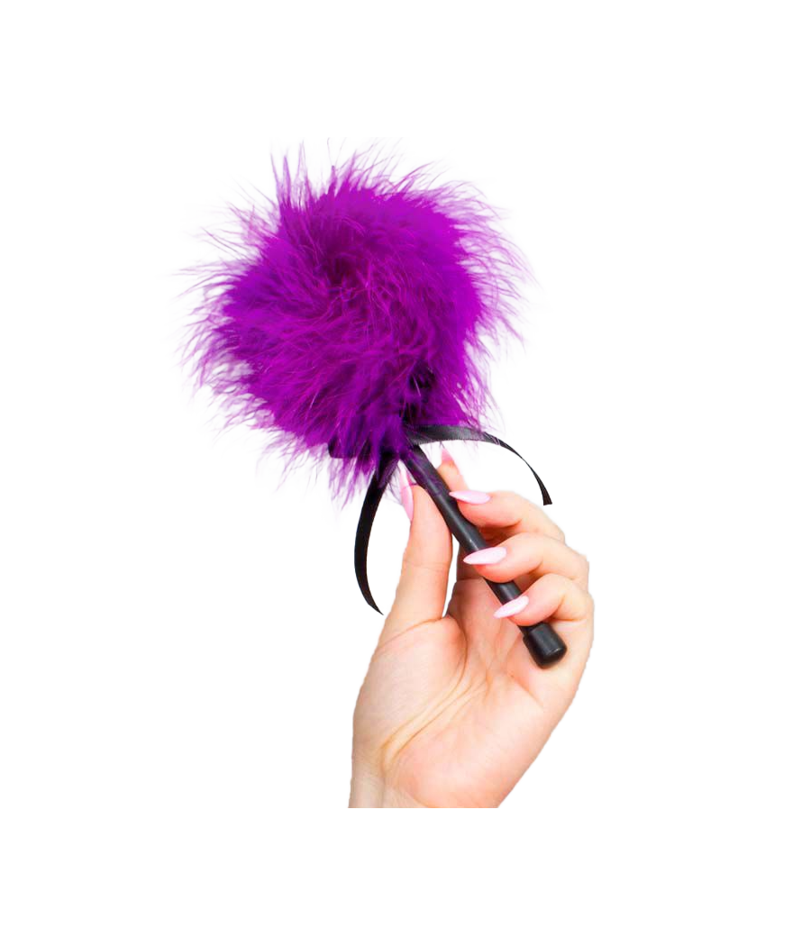 SECRETPLAY - PINK PURPLE MARABOU DUSTER
