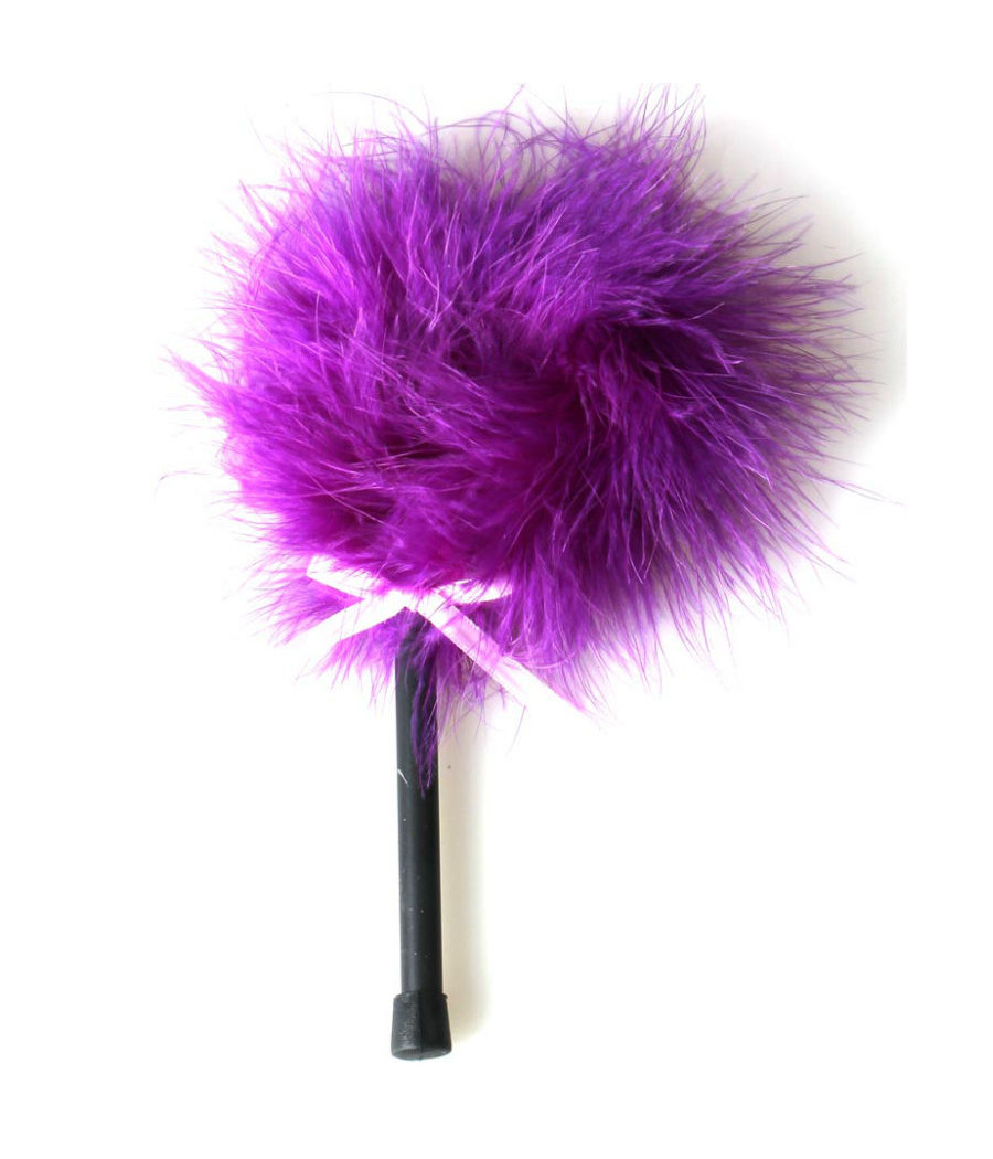 SECRETPLAY - ROSA LILA MARABOU-Staubtuch