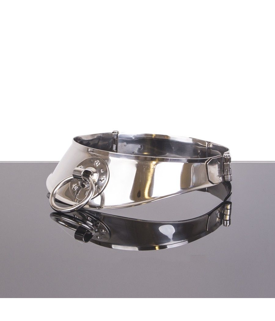 METAL HARD - RESTRAINT COLLAR WITH RING