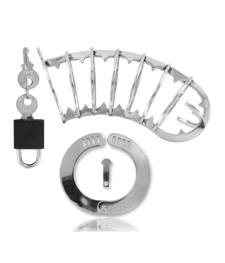 METAL HARD - PENISKFIG MIT SICHERHEITSSCHLOSS 14 CM