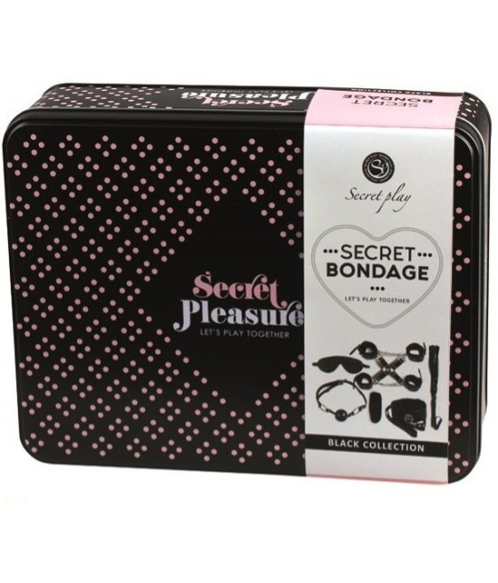 SECRETPLAY - BDSM SET 8 PCS NEGRO