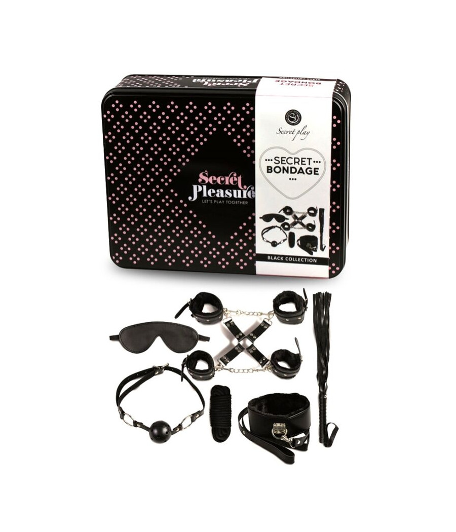 SECRETPLAY - BDSM SET 8 PCS BLACK