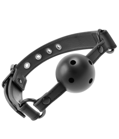 FETISH SUBMISSIVE - VEGANER ATMUNGSAKTIVER KNEBEL