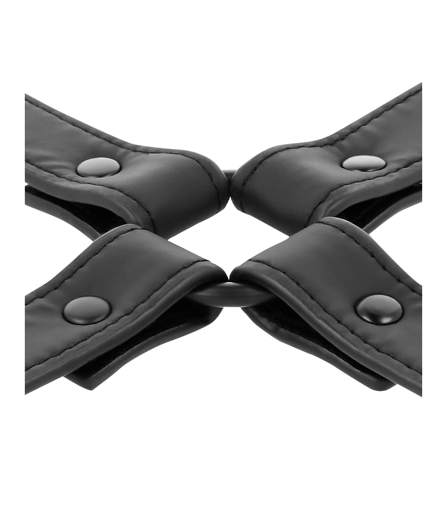 FETISH SUBMISSIVE - VEGAN LEATHER HANDCUFF UNION