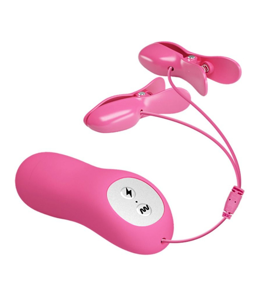 BAILE - ROMANTIC WAVE PIZAS CON VIBRACIÓN Y ELECTROSHOCK FUCSIA