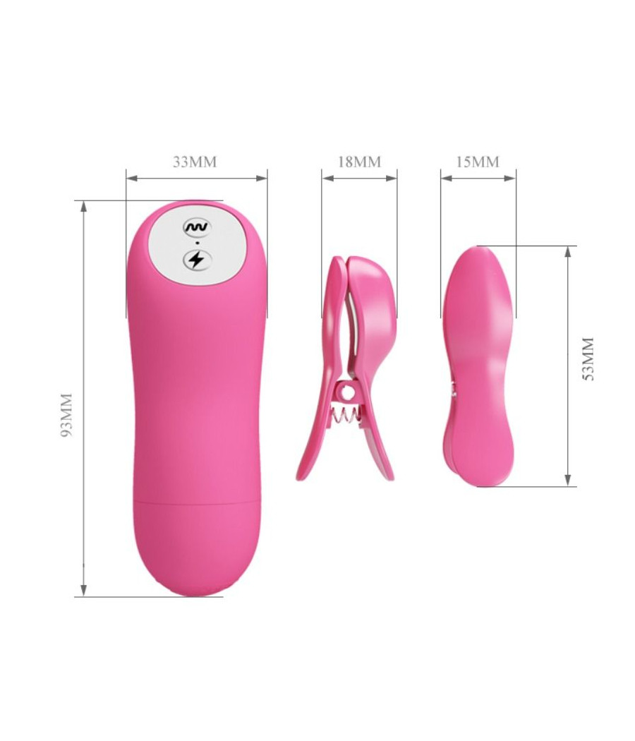 BAILE - PIZZAS ONDES ROMANTIQUES AVEC VIBRATION ET ÉLECTROCHOC FUCHSIA