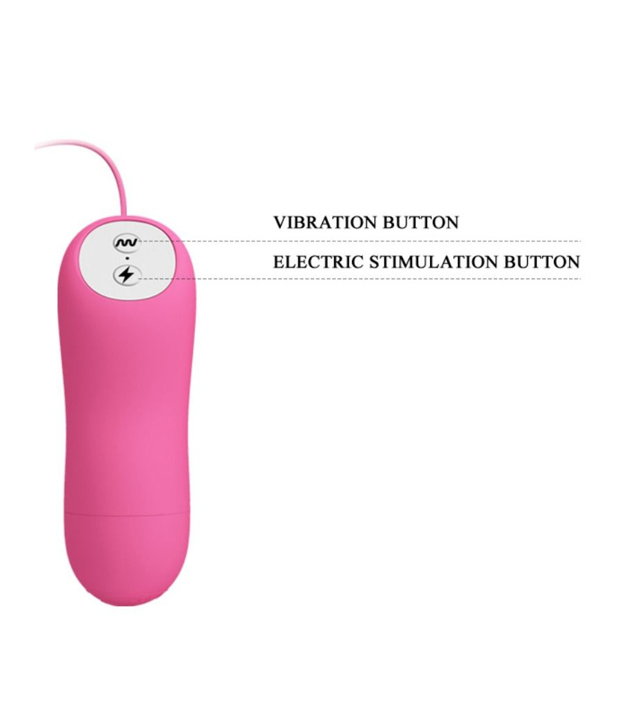 BAILE - PIZZE ROMANTICHE AD ONDE CON VIBRAZIONI ED ELETTROSHOCK FUCSIA