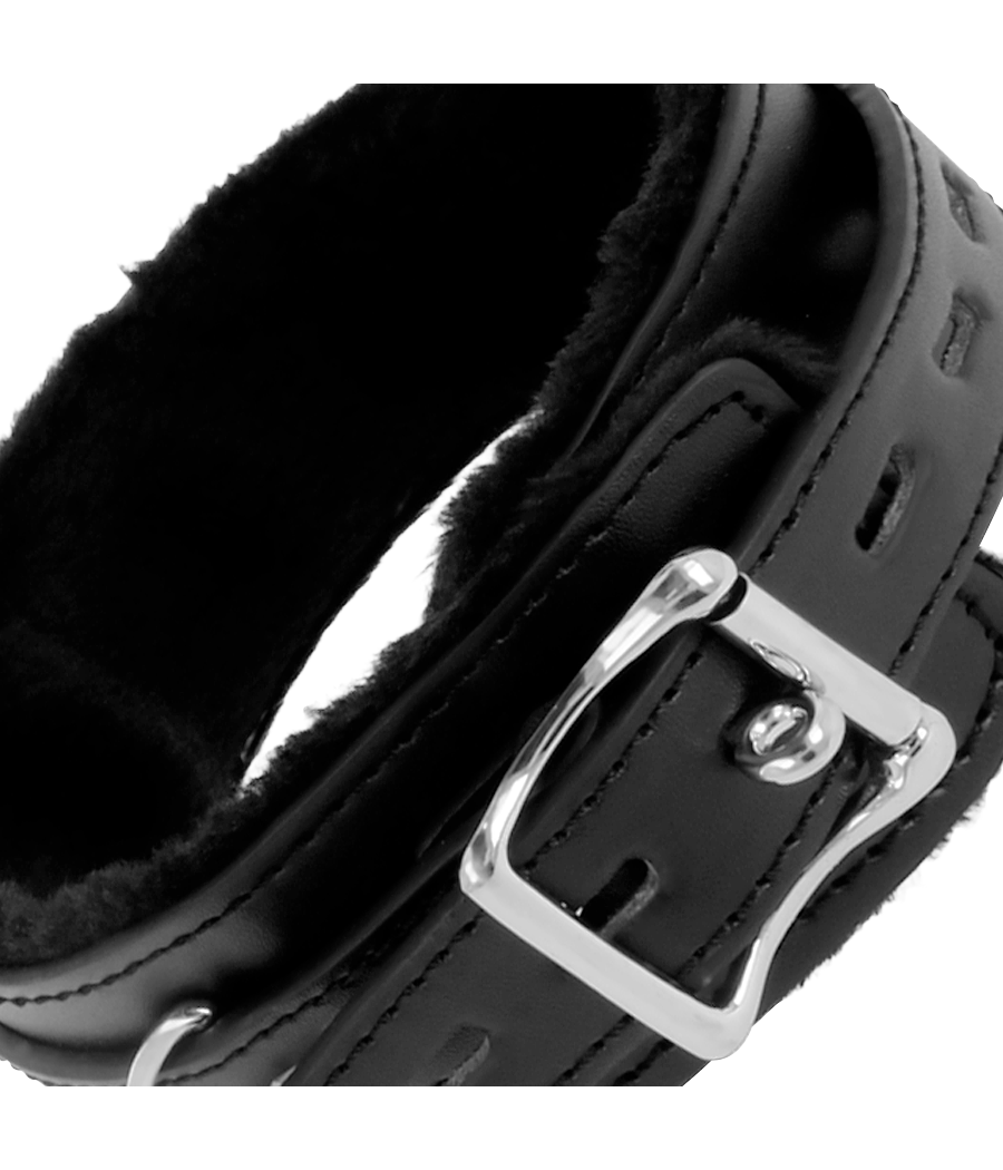 DARKNESS - COLLANA PER POSTURA CONFORTEVOLE CON CATENA IN PELLE