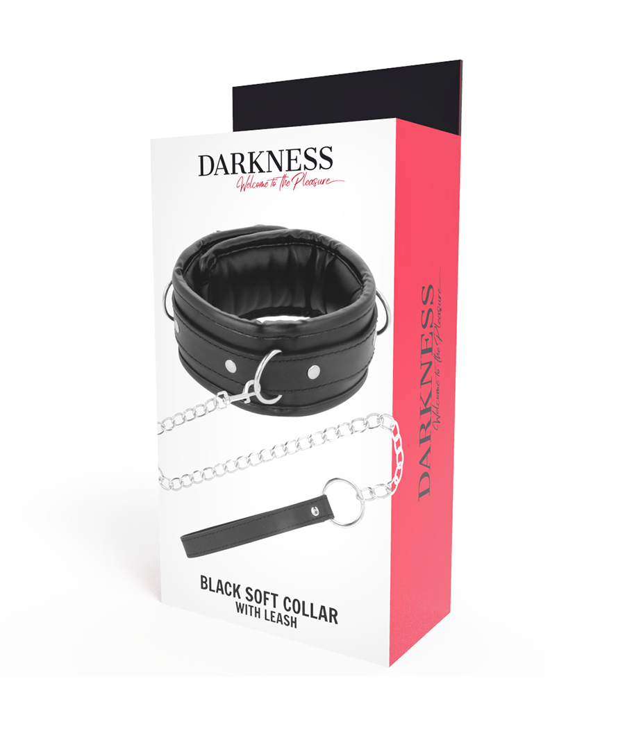 DARKNESS - COLLAR CON CADENA SOFT LEATHER