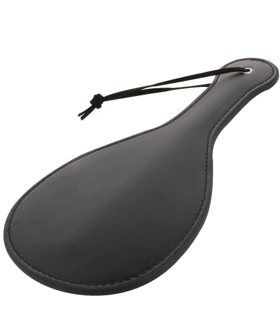 DARKNESS - ROUNDED BLACK FETISH PADDLE