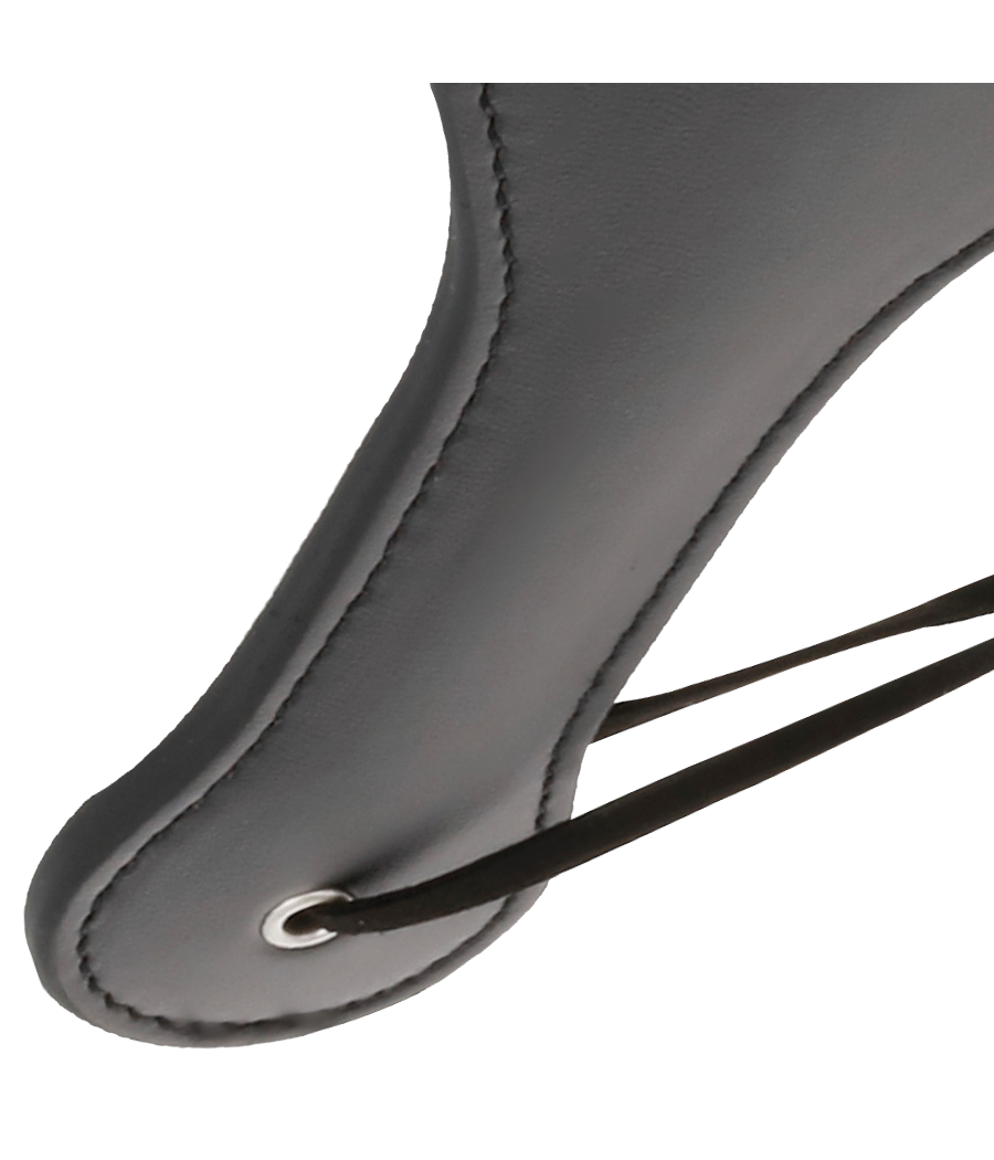 DARKNESS - ROUNDED BLACK FETISH PADDLE