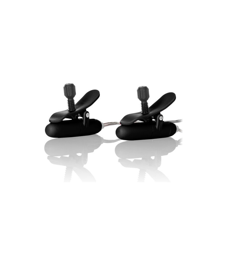 CALEXOTICS - VIBR HEATED NIPPLE TEASERS BLACK