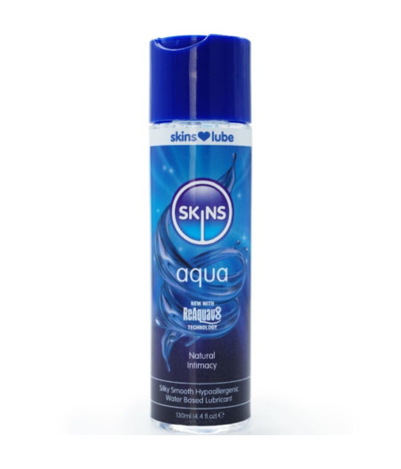 SKINS - AQUA LUBRICANTE BASE DE AGUA 130 ML