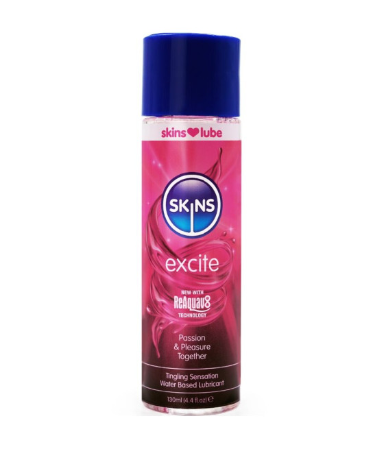 SKINS - EXCITE LUBRIFICANTE À BASE DE ÁGUA 130 ML