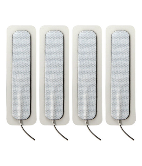 ELECTRASTIM - 4 X TAMPONS AUTO-ADHÉSIFS LONGS 1.5 CM X 7.5 CM