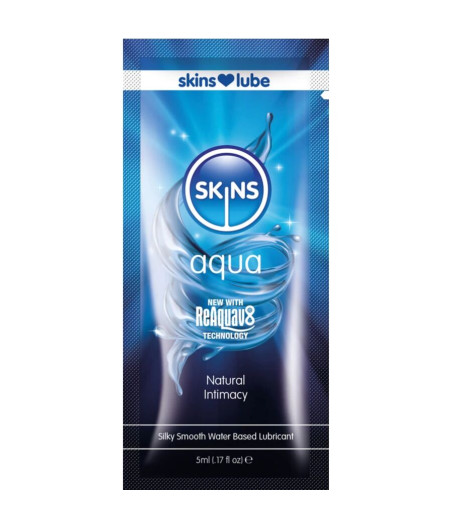 SKINS - AQUA GLEITMITTEL AUF WASSERBASIS, EINZELDOSIS 5 ML