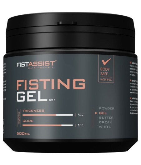 COBECO - FIST ASSIST FISTING GEL EXTRA GROSSO À BASE DE ÁGUA 500 ML