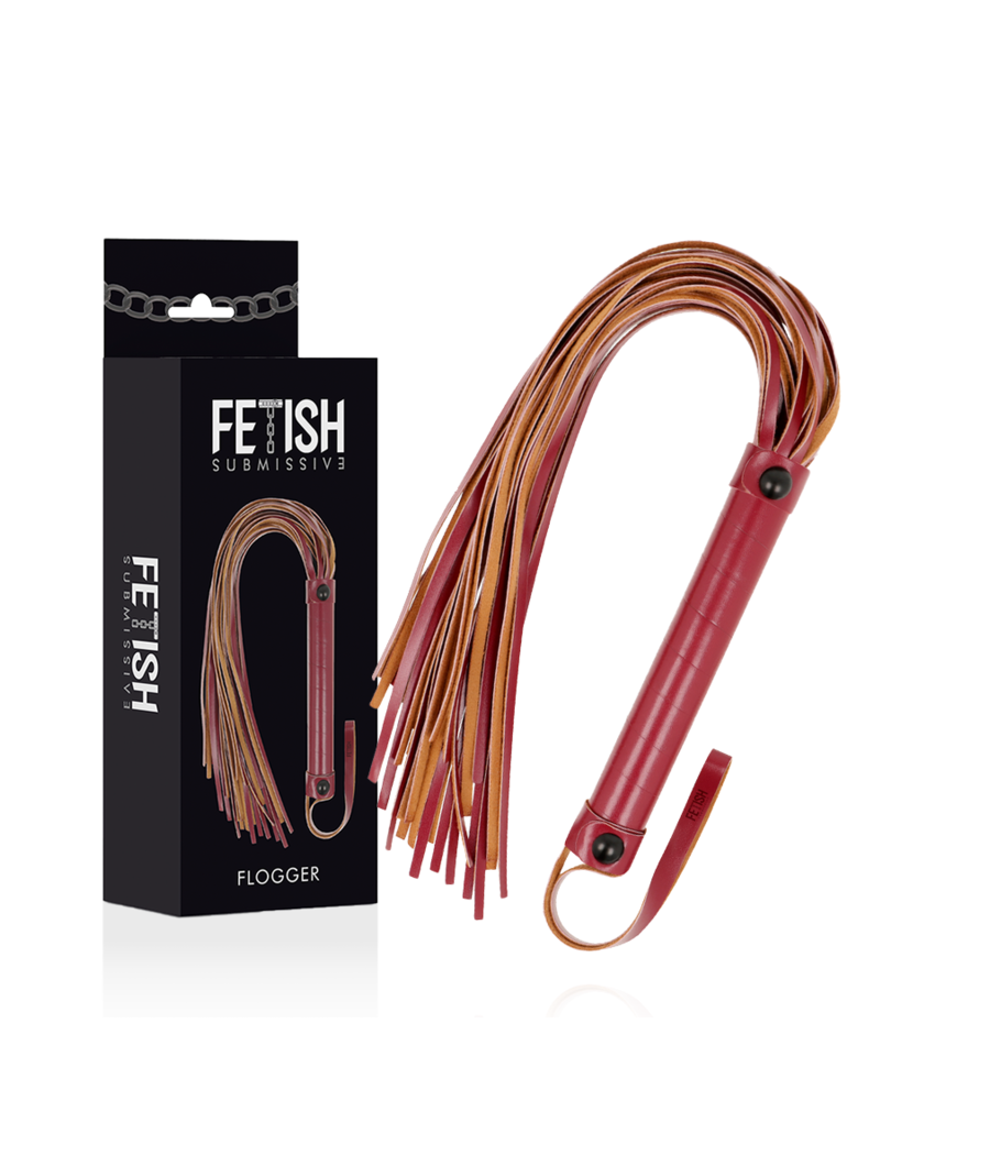 FETISH SUBMISSIVE DARK ROOM - VEGAN LEATHER WHIP