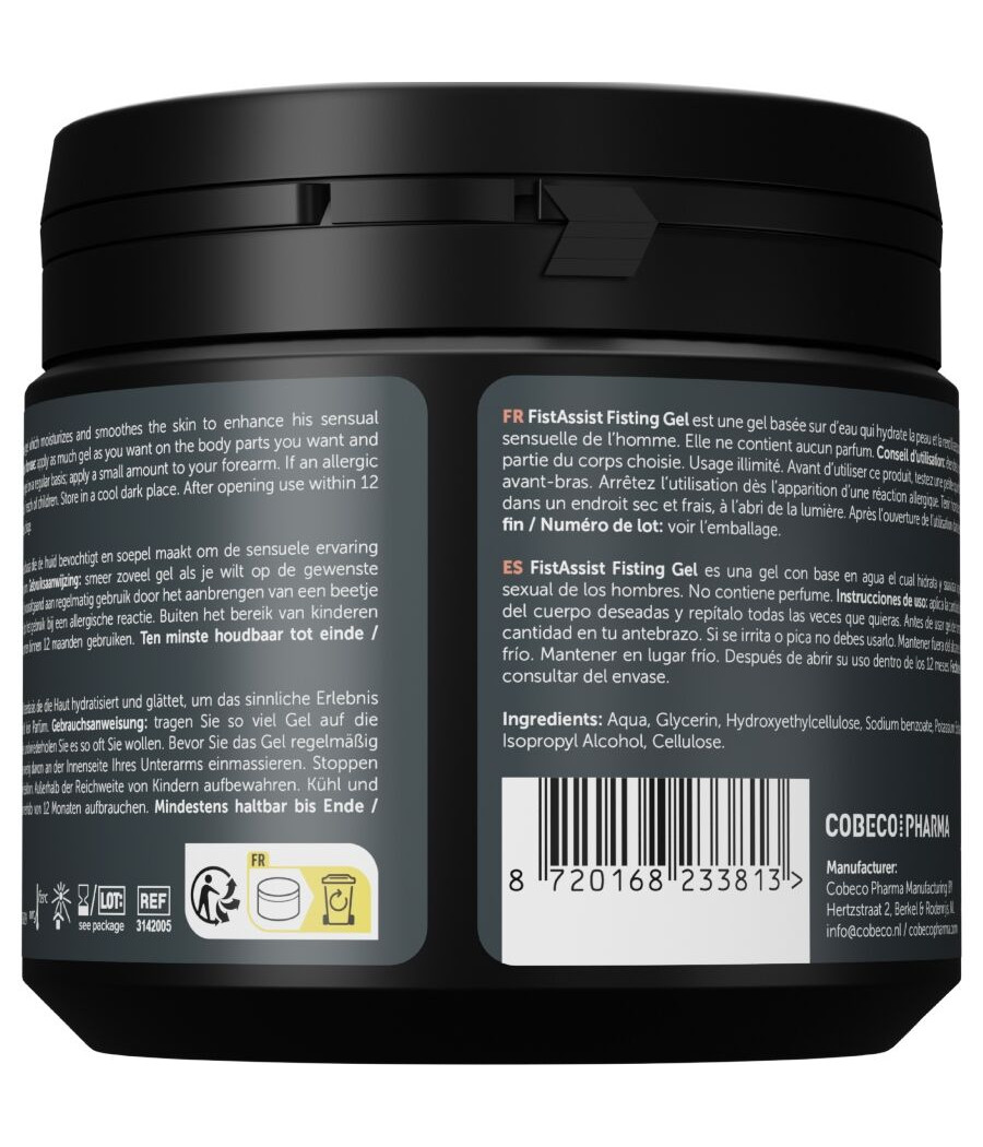 COBECO - FIST ASSIST FISTING GEL EXTRA DICK, AUF WASSERBASIS, 500 ML