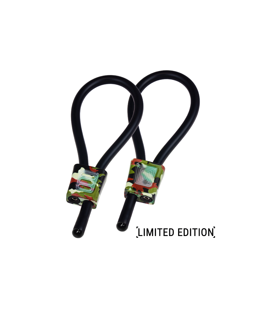 ELECTRASTIM - ANELLI PER IL CAZZO REGOLABILI PRESTIGE ELECTRALOOPS CAMOUFLAGE