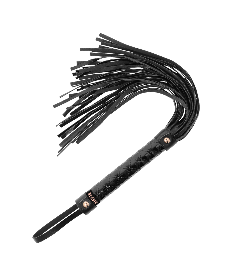 BEGME - BLACK EDITION FLOGGER IN PELLE VEGANA