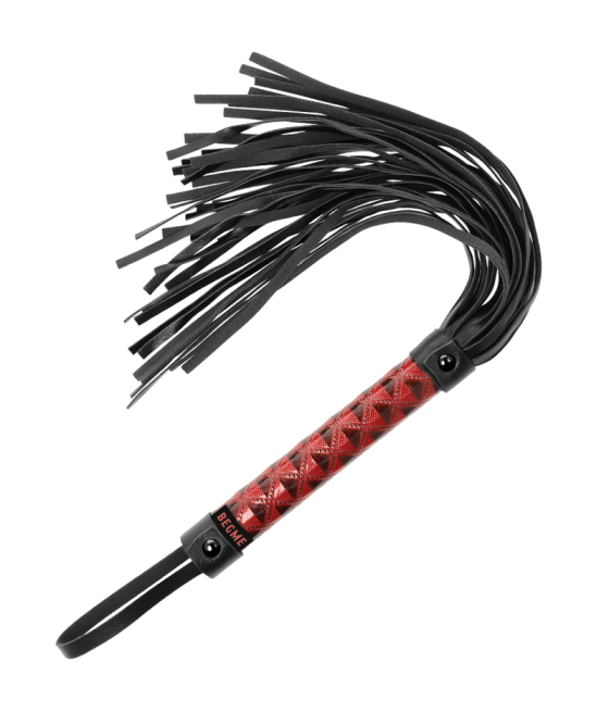 BEGME - FLOGGER EN CUIR VÉGAN ÉDITION ROUGE
