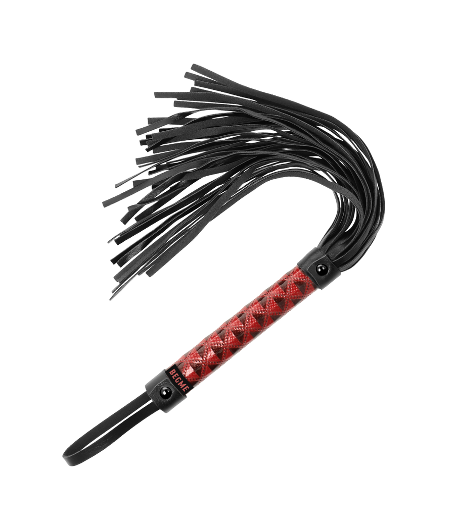 BEGME - FLOGGER EN CUIR VÉGAN ÉDITION ROUGE