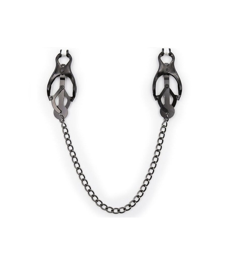 OHMAMA FETISH - JAPANISCHE NIPPELKlammern MIT SCHWARZER KETTE