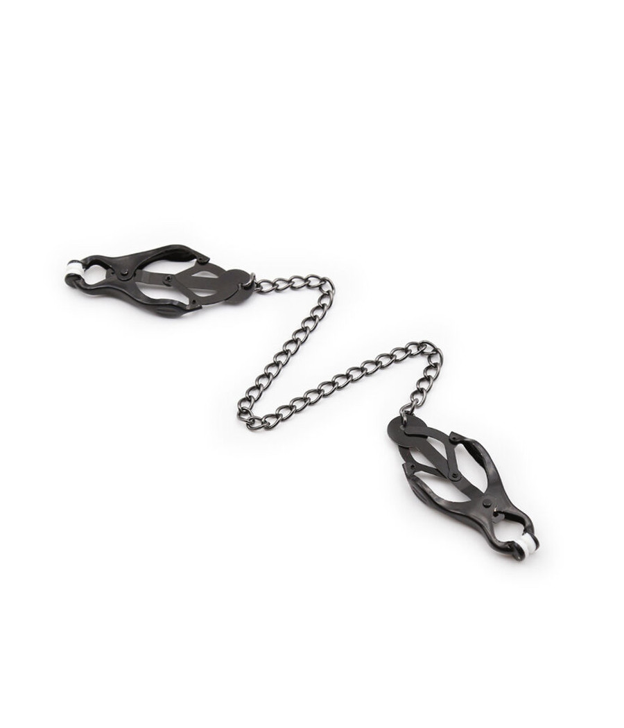 OHMAMA FETISH - JAPANESE NIPPLE Clamps WITH BLACK CHAIN