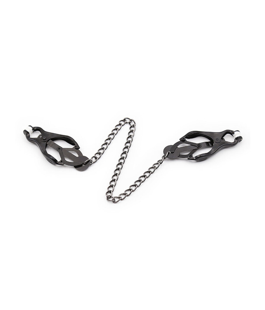 OHMAMA FETISH - JAPANESE NIPPLE Clamps WITH BLACK CHAIN