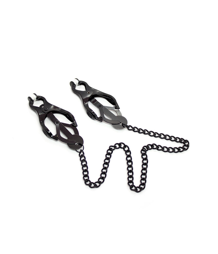 OHMAMA FETISH - JAPANESE NIPPLE Clamps WITH BLACK CHAIN