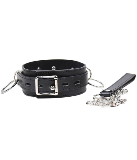 OHMAMA FETISH - COLLAR SUMISION CON 3 ANILLAS