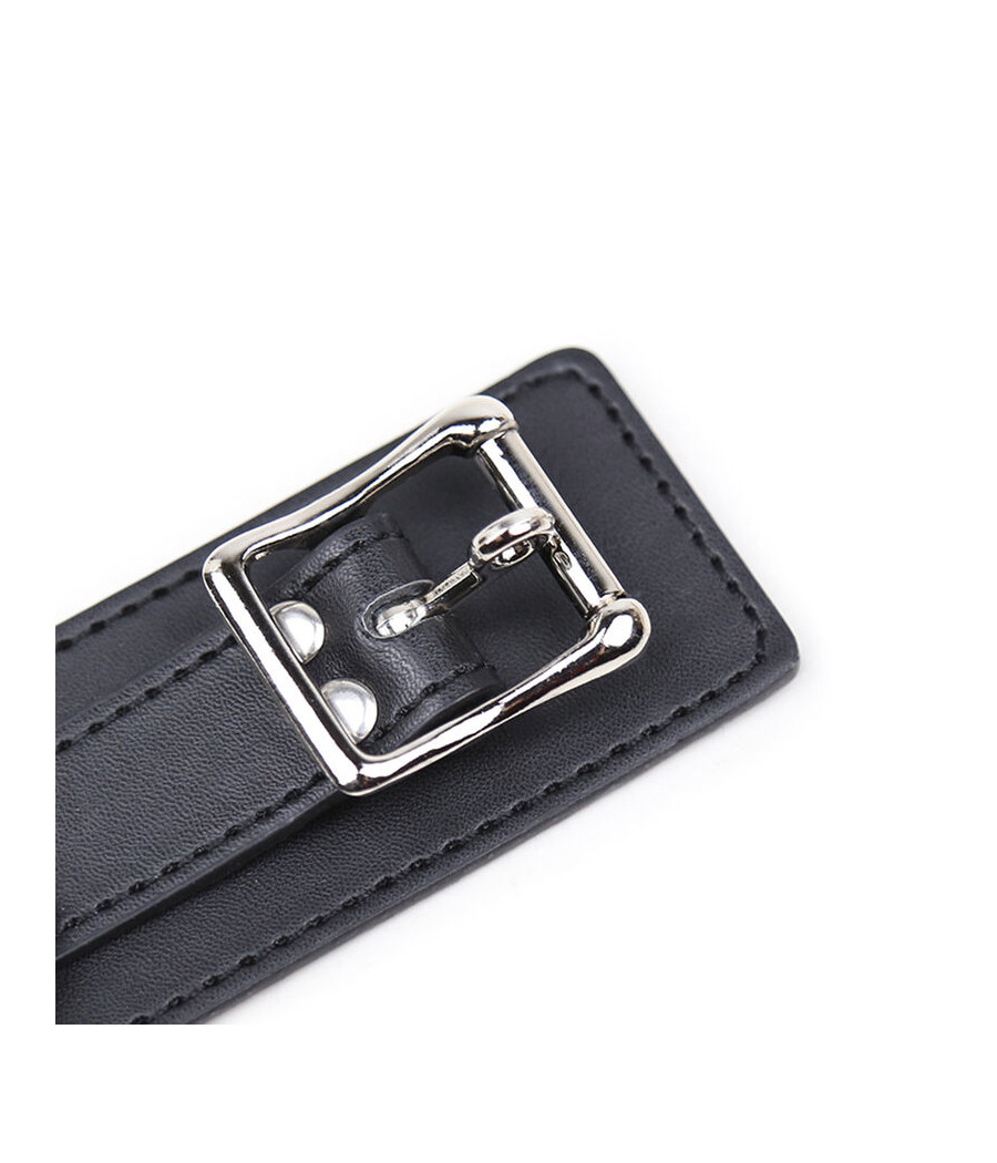 OHMAMA FETISH - COLLIER DE SOUMISSION AVEC 3 ANNEAUX