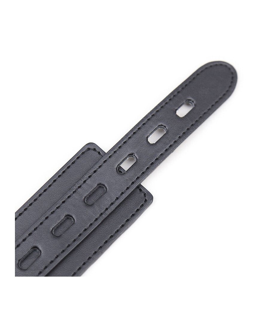 OHMAMA FETISH - COLLIER DE SOUMISSION AVEC 3 ANNEAUX