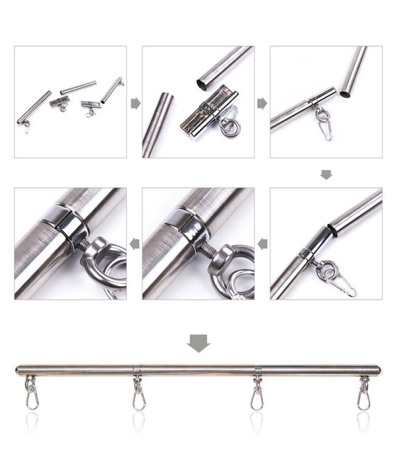 OHMAMA FETISH - BARRA DE RESTRIO 4 GANCHOS