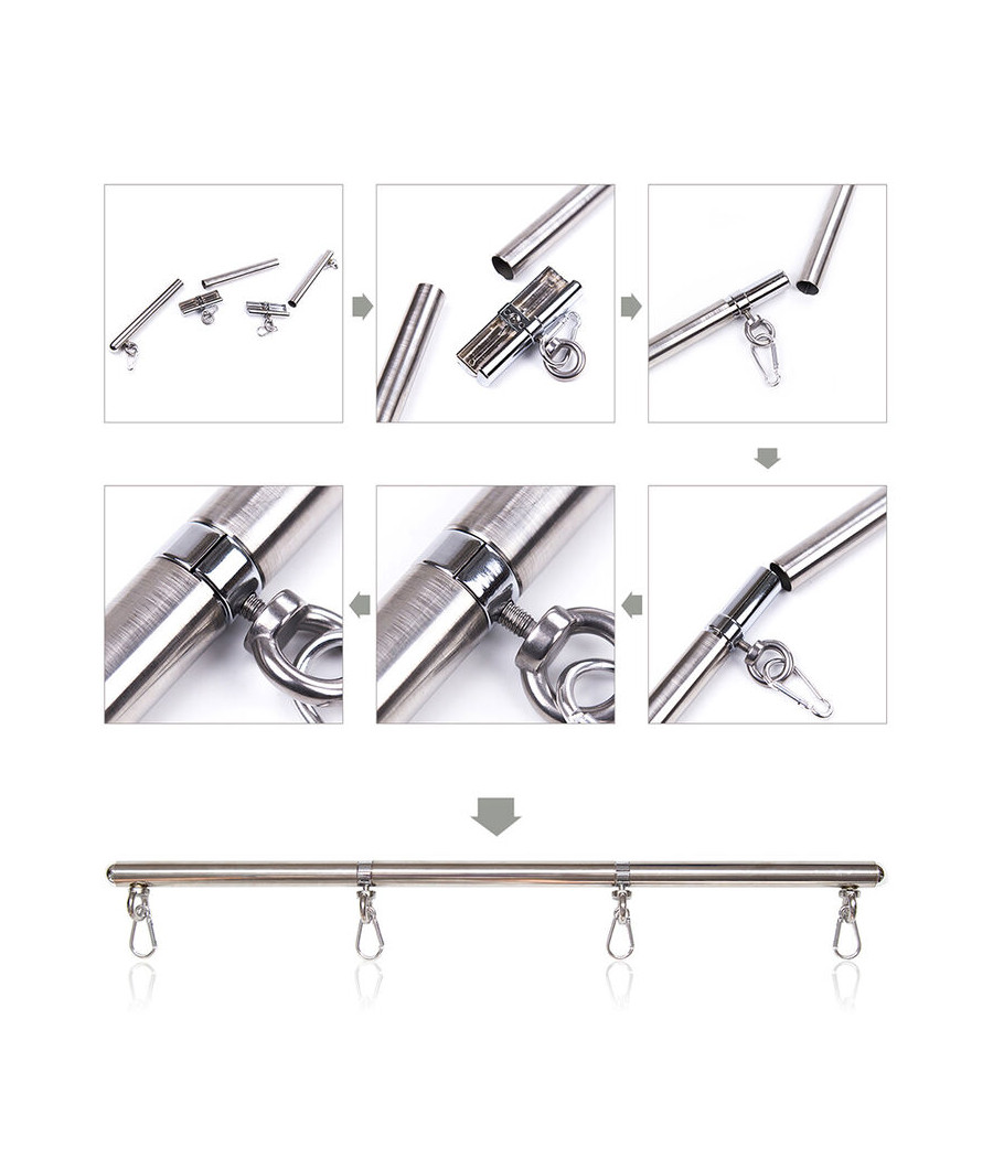 OHMAMA FETISH - BARRA RESTRICCIÓN 4 GANCHOS