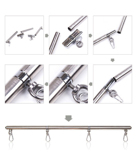 OHMAMA FETISH - FÜHRUNGSSTANGE 4 HAKEN